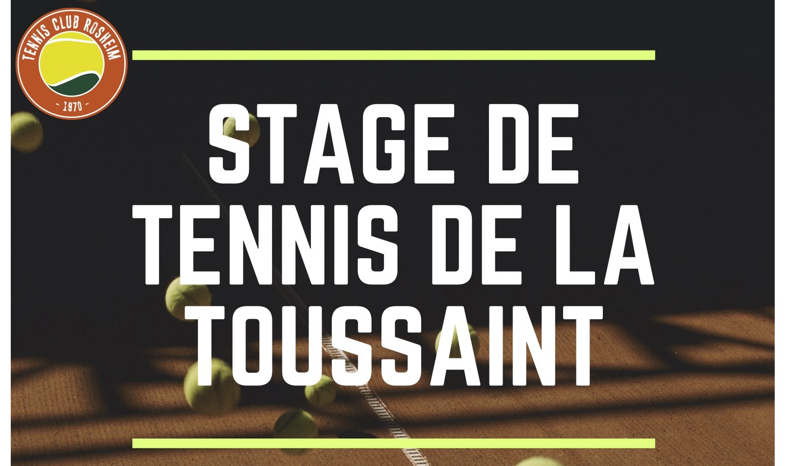 Stage Tennis Automne